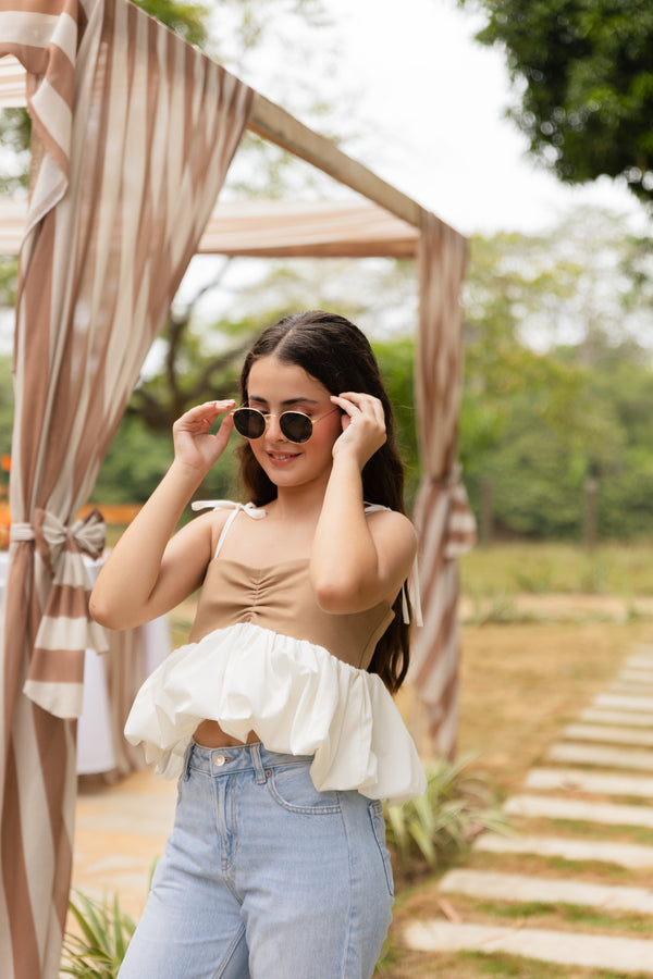 CROPTOP CAPRI MOCCA