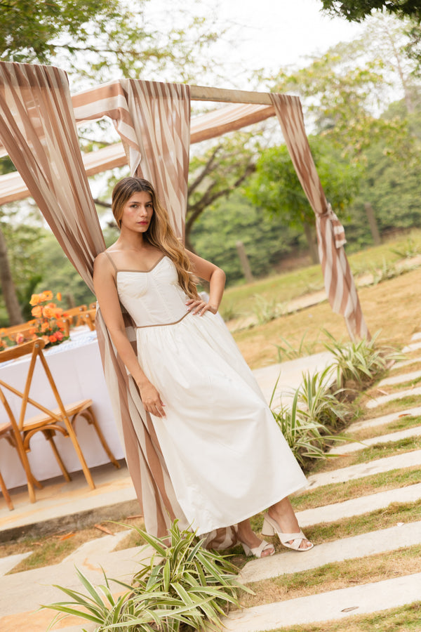 VESTIDO ADALUZ IVORY