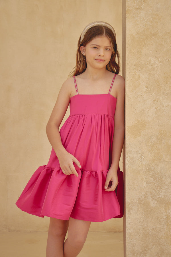 VESTIDO SOFI FUCHSIA BAMBINO